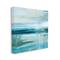 Stupell Industries Abstract Ocean Horizon Modern Nautical Painting Blue Green Canvas Wall Art